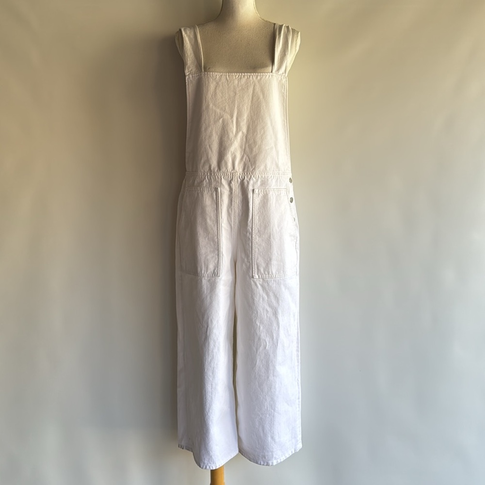 NWT COS Denim Wide Leg Dungarees - sz 10
